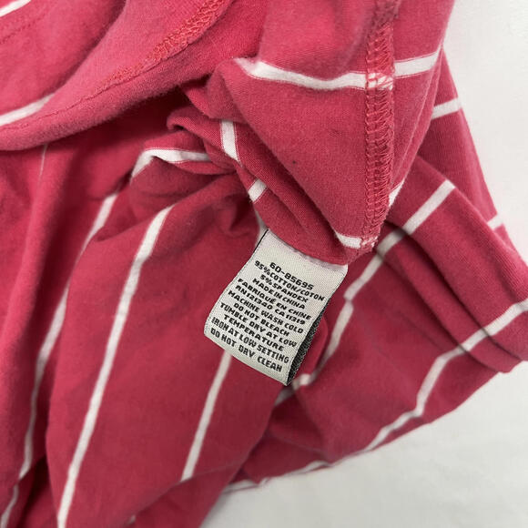 Y2K garage pink white striped bodycon mini dress with pink bow cutout back - Picture 6 of 7